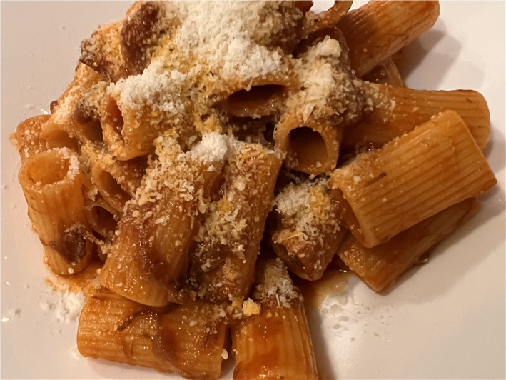 rigatoni with oxtail ragu